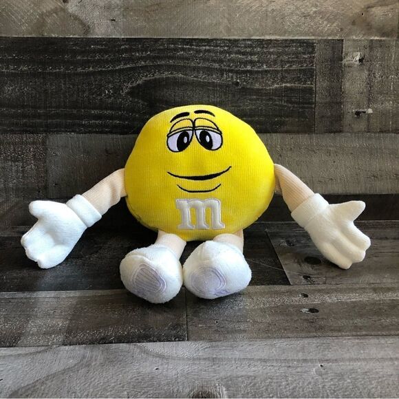 M&M yellow Plush 14 in - Picture 1 of 5